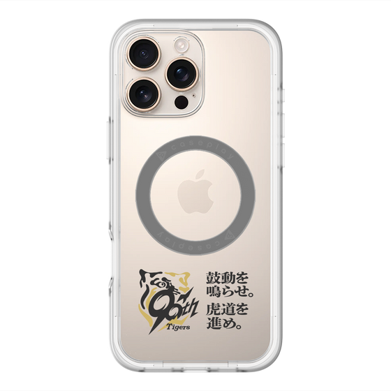 スリムプロテクションプレミアムケース with MagSafe［ 阪神タイガース - 90周年ロゴ - キャッチコピー ］