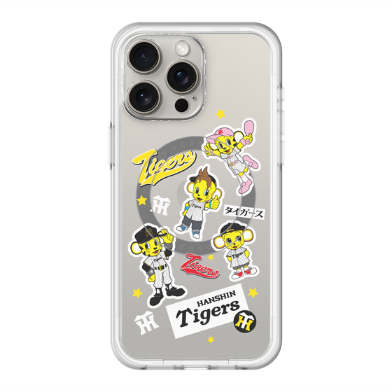 スリムプロテクションプレミアムケース with MagSafe［ 阪神タイガース - ステッカー ］