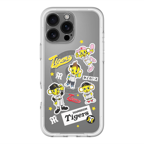 スリムプロテクションプレミアムケース with MagSafe［ 阪神タイガース - ステッカー ］