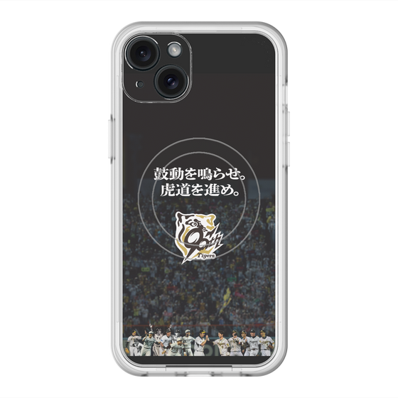 スリムプロテクションプレミアムケース with MagSafe［ 阪神タイガース - 90周年ロゴ - ビジュアル ］