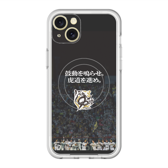 スリムプロテクションプレミアムケース with MagSafe［ 阪神タイガース - 90周年ロゴ - ビジュアル ］