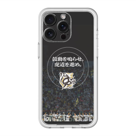 スリムプロテクションプレミアムケース with MagSafe［ 阪神タイガース - 90周年ロゴ - ビジュアル ］
