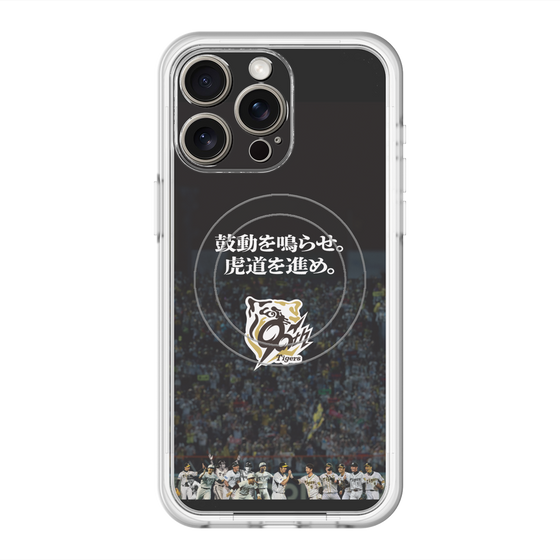 スリムプロテクションプレミアムケース with MagSafe［ 阪神タイガース - 90周年ロゴ - ビジュアル ］