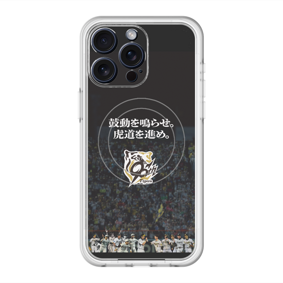 スリムプロテクションプレミアムケース with MagSafe［ 阪神タイガース - 90周年ロゴ - ビジュアル ］
