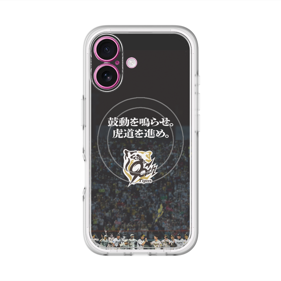 スリムプロテクションプレミアムケース with MagSafe［ 阪神タイガース - 90周年ロゴ - ビジュアル ］