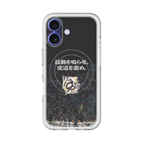 スリムプロテクションプレミアムケース with MagSafe［ 阪神タイガース - 90周年ロゴ - ビジュアル ］