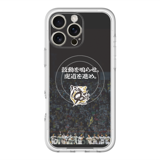 スリムプロテクションプレミアムケース with MagSafe［ 阪神タイガース - 90周年ロゴ - ビジュアル ］
