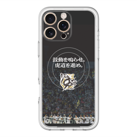 スリムプロテクションプレミアムケース with MagSafe［ 阪神タイガース - 90周年ロゴ - ビジュアル ］