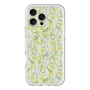 スリムプロテクションプレミアムケース with MagSafe［ 日比谷花壇 - DelicateGeometry - ライトグリーン ］
