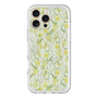 スリムプロテクションプレミアムケース with MagSafe［ 日比谷花壇 - DelicateGeometry - ライトグリーン ］