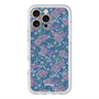 スリムプロテクションプレミアムケース with MagSafe［ 日比谷花壇 - FloralSymphony - ネイビー ］