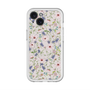 スリムプロテクションプレミアムケース with MagSafe［ 日比谷花壇 - FloralSymphony - ベージュ ］