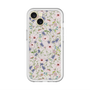 スリムプロテクションプレミアムケース with MagSafe［ 日比谷花壇 - FloralSymphony - ベージュ ］