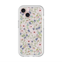 スリムプロテクションプレミアムケース with MagSafe［ 日比谷花壇 - FloralSymphony - ベージュ ］