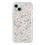 スリムプロテクションプレミアムケース with MagSafe［ 日比谷花壇 - FloralSymphony - ベージュ ］
