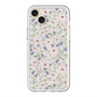 スリムプロテクションプレミアムケース with MagSafe［ 日比谷花壇 - FloralSymphony - ベージュ ］