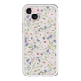 スリムプロテクションプレミアムケース with MagSafe［ 日比谷花壇 - FloralSymphony - ベージュ ］
