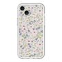 スリムプロテクションプレミアムケース with MagSafe［ 日比谷花壇 - FloralSymphony - ベージュ ］