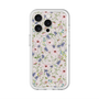 スリムプロテクションプレミアムケース with MagSafe［ 日比谷花壇 - FloralSymphony - ベージュ ］