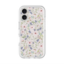 スリムプロテクションプレミアムケース with MagSafe［ 日比谷花壇 - FloralSymphony - ベージュ ］