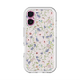 スリムプロテクションプレミアムケース with MagSafe［ 日比谷花壇 - FloralSymphony - ベージュ ］
