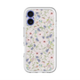 スリムプロテクションプレミアムケース with MagSafe［ 日比谷花壇 - FloralSymphony - ベージュ ］