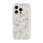 スリムプロテクションプレミアムケース with MagSafe［ 日比谷花壇 - FloralSymphony - ベージュ ］
