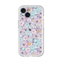 スリムプロテクションプレミアムケース with MagSafe［ 日比谷花壇 - HarmonyinBloom - パープル ］