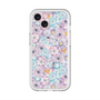 スリムプロテクションプレミアムケース with MagSafe［ 日比谷花壇 - HarmonyinBloom - パープル ］