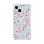 スリムプロテクションプレミアムケース with MagSafe［ 日比谷花壇 - HarmonyinBloom - パープル ］
