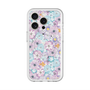 スリムプロテクションプレミアムケース with MagSafe［ 日比谷花壇 - HarmonyinBloom - パープル ］