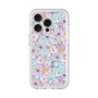 スリムプロテクションプレミアムケース with MagSafe［ 日比谷花壇 - HarmonyinBloom - パープル ］