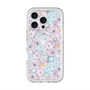 スリムプロテクションプレミアムケース with MagSafe［ 日比谷花壇 - HarmonyinBloom - パープル ］