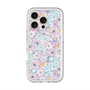 スリムプロテクションプレミアムケース with MagSafe［ 日比谷花壇 - HarmonyinBloom - パープル ］