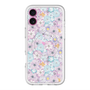スリムプロテクションプレミアムケース with MagSafe［ 日比谷花壇 - HarmonyinBloom - パープル ］