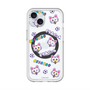 スリムプロテクションプレミアムケース with MagSafe［ クリアソン新宿 - くりあにゃん - 総柄 ］