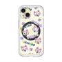 スリムプロテクションプレミアムケース with MagSafe［ クリアソン新宿 - くりあにゃん - 総柄 ］