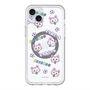 スリムプロテクションプレミアムケース with MagSafe［ クリアソン新宿 - くりあにゃん - 総柄 ］