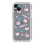 スリムプロテクションプレミアムケース with MagSafe［ クリアソン新宿 - くりあにゃん - 総柄 ］