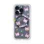 スリムプロテクションプレミアムケース with MagSafe［ クリアソン新宿 - くりあにゃん - 総柄 ］