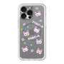 スリムプロテクションプレミアムケース with MagSafe［ クリアソン新宿 - くりあにゃん - 総柄 ］