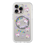 スリムプロテクションプレミアムケース with MagSafe［ クリアソン新宿 - くりあにゃん - 総柄 ］