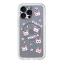 スリムプロテクションプレミアムケース with MagSafe［ クリアソン新宿 - くりあにゃん - 総柄 ］