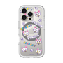 スリムプロテクションプレミアムケース with MagSafe［ クリアソン新宿 - くりあにゃん - 総柄 ］