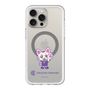 スリムプロテクションプレミアムケース with MagSafe［ クリアソン新宿 - くりあにゃん - ハイタッチ ］