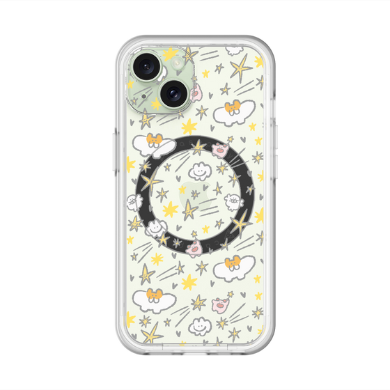 スリムプロテクションプレミアムケース with MagSafe［ もくもくちゃん - スター ］