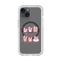 スリムプロテクションプレミアムケース with MagSafe［ もくもくちゃん - リボン ］