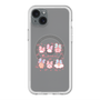 スリムプロテクションプレミアムケース with MagSafe［ もくもくちゃん - リボン ］