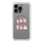 スリムプロテクションプレミアムケース with MagSafe［ もくもくちゃん - リボン ］