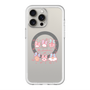 スリムプロテクションプレミアムケース with MagSafe［ もくもくちゃん - リボン ］